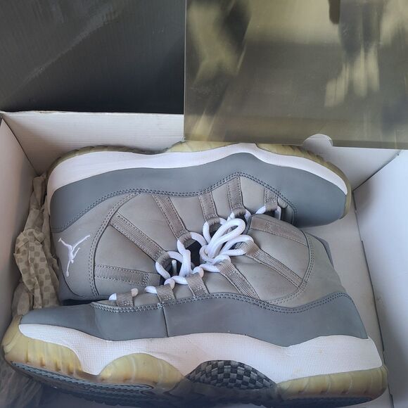 Nike Air Jordan 11 Retro Cool Grey 2010 Size 9.5 Medium Grey White 378037-001 OG main image 9